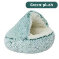 Plush pet bed