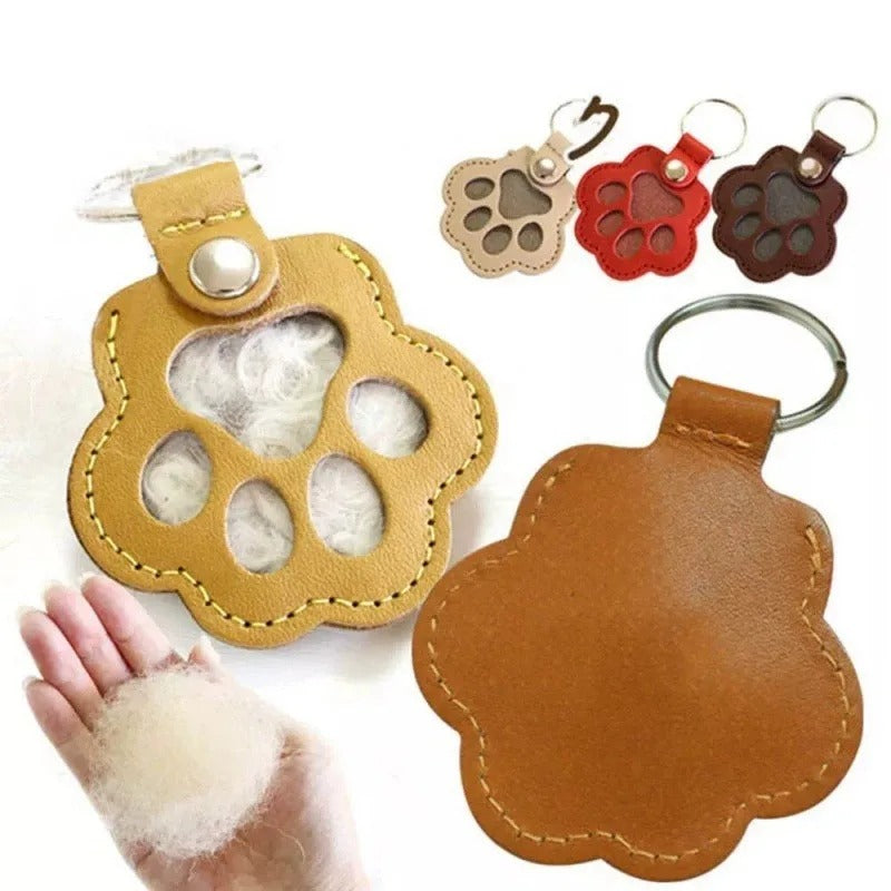 Pet paws keychain