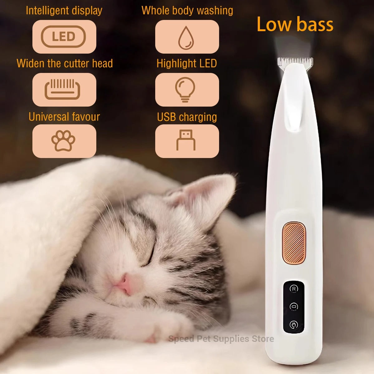 Pet paw trimmer